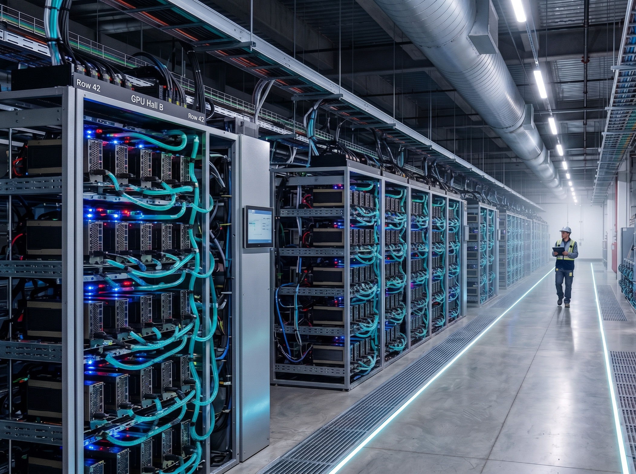 Sala de la GPU del centro de datos de Unisys