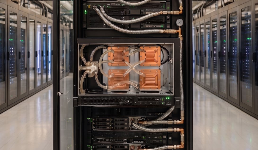 Liquid-cooled GPU racks